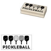 Pickleball Rubberstempel (Gestempeld)