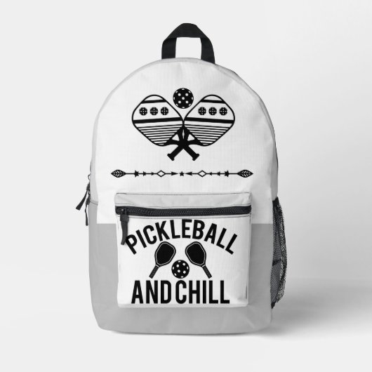 Pickleball-rugzak Bedrukte Rugzak (Voorkant)