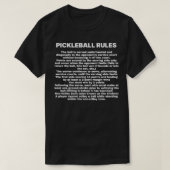 Pickleball Rules Classic TShirt (Design voorkant)
