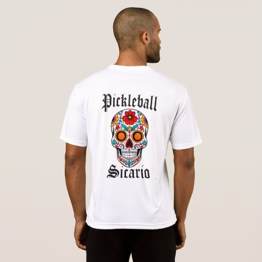 Pickleball Sacario T-shirt (Achterkant volledig)