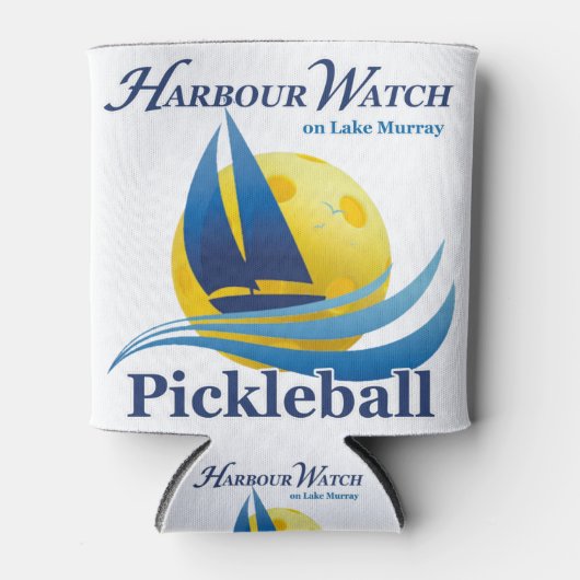Pickleball & Sailboat Combo T-shirt - Personeel Blikjeskoeler (Voorkant)