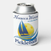 Pickleball & Sailboat Combo T-shirt - Personeel Blikjeskoeler (Blikje Achterkant)