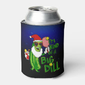 Pickleball Santa Big Dill Blikjeskoeler (Blikje Voorkant)