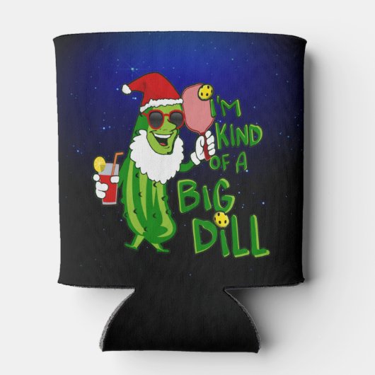 Pickleball Santa Big Dill Blikjeskoeler (Achterkant)