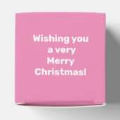 Pickleball 🎅 Santa classic Favor Box Bedankdoosjes (Bovenkant)