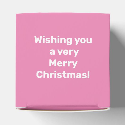 Pickleball 🎅 Santa classic Favor Box Bedankdoosjes (Bovenkant)