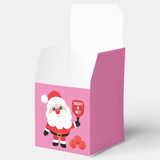 Pickleball 🎅 Santa classic Favor Box Bedankdoosjes (Geopend)