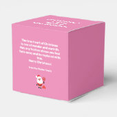 Pickleball 🎅 Santa classic Favor Box Bedankdoosjes (Achterkant)