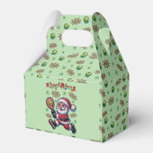 Pickleball Santa Claus Christmas Bedankdoosjes (Achterkant)