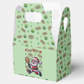 Pickleball Santa Claus Christmas Bedankdoosjes (Geopend)