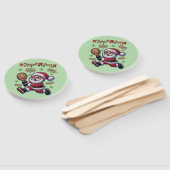 Pickleball Santa Claus Christmas Handwaaier (Niet-gemonteerd)