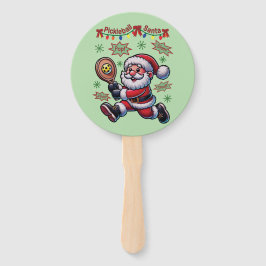 Pickleball Santa Claus Christmas Handwaaier