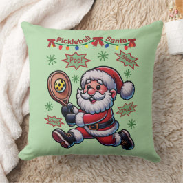 Pickleball Santa Claus Christmas Kussen