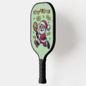 Pickleball Santa Claus Christmas Pickleball Paddle (Links)