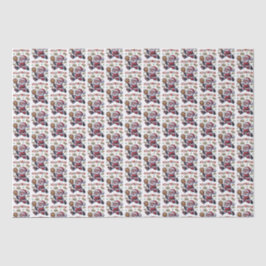 Pickleball Santa Claus Christmas Tissuepapier