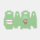 Pickleball 🎅 Santa Gable Favor Box Bedankdoosjes (Uitgevouwen)