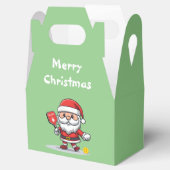 Pickleball 🎅 Santa Gable Favor Box Bedankdoosjes (Geopend)