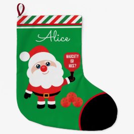 Pickleball 🎅 Santa  Grote Kerstsok