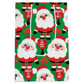 Pickleball Santa Medium Cadeauzakje (Achterkant)