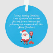 Pickleball 🎅 Santa Ornament (achterkant)