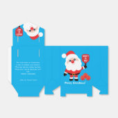 Pickleball 🎅 Santa tent Favor Box Bedankdoosjes (Uitgevouwen)