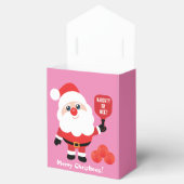 Pickleball 🎅 Santa tent Favor Box Bedankdoosjes (Geopend)