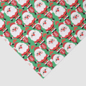 Pickleball Santa Tissuepapier (Detail)