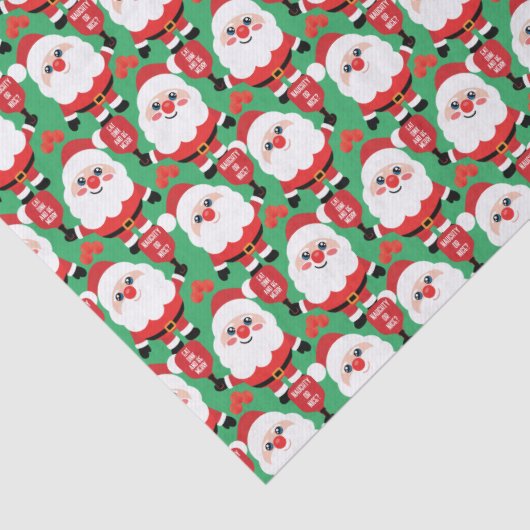 Pickleball Santa Tissuepapier (Detail)