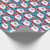 Pickleball Santa Wrapping Paper Cadeaupapier (Hoek)