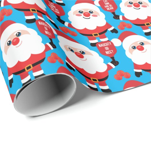 Pickleball Santa Wrapping Paper Cadeaupapier (Rol Hoek)