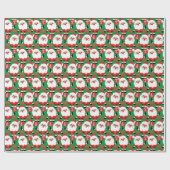 Pickleball Santa Wrapping Paper Cadeaupapier (Vlak)