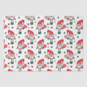 Pickleball Santa Wrapping Paper Tissuepapier (Voorkant)