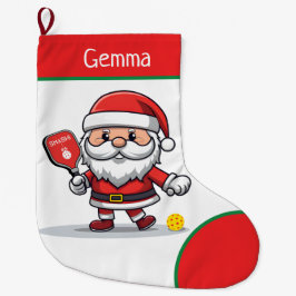 Pickleball santas grote kerst kous grote kerstsok