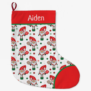 Pickleball Santas Grote Kerstsok