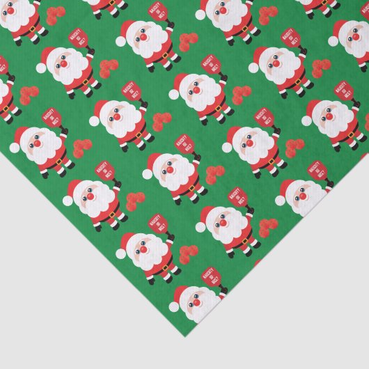 Pickleball 🎅    SantaTissue Paper Tissuepapier (Detail)