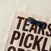 Pickleball scheurt tegenstanders dagelijks gebrouw strandlaken (In situ)