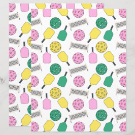 Pickleball Scrapbook Paper