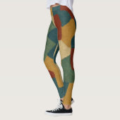 Pickleball Serge Poliakoff Stijl Patroon Leggings (Links)