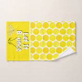 Pickleball Serve Laat het geel gepersonaliseerd st Handdoek (Handdoek)