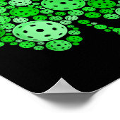 Pickleball Shamrock St. Patrick's Day Pickleball Poster (Hoek)