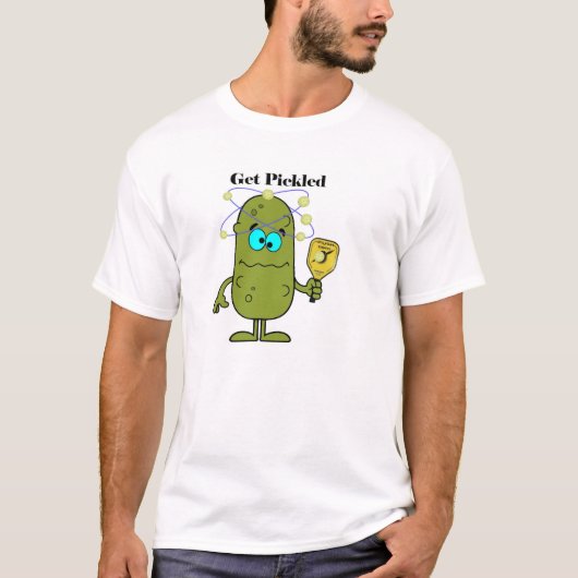 Pickleball-Shirt: Gepimpeld T-shirt (Voorkant)