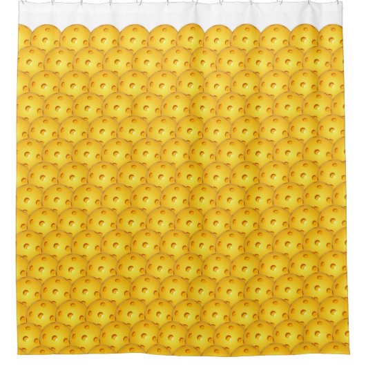 Pickleball Showgordijn Douchegordijn (Voorkant)