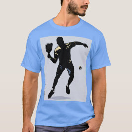 PICKLEBALL SILHOUET-AANVAL T-SHIRT