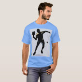 PICKLEBALL SILHOUET-AANVAL T-SHIRT (Voorkant volledig)