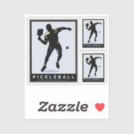 PICKLEBALL SILHOUET CLASSIC STICKER