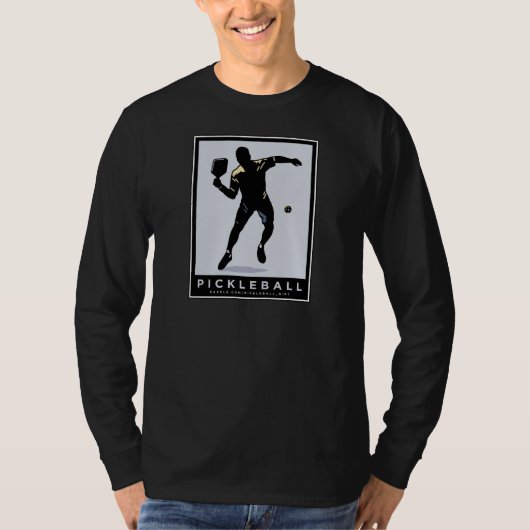 PICKLEBALL SILHOUET CLASSIC T-SHIRT (Voorkant)