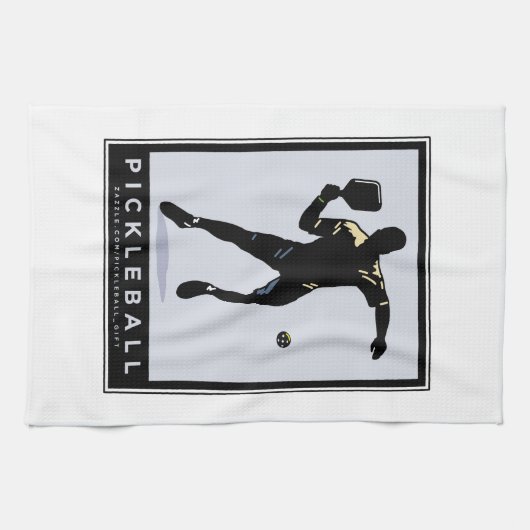 PICKLEBALL SILHOUET CLASSIC THEEDOEK (Horizontaal)