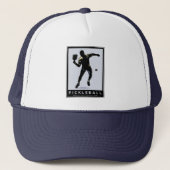 PICKLEBALL SILHOUET CLASSIC TRUCKER PET (Voorkant)