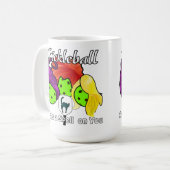 Pickleball Sister Witches Halloween Koffiemok (Voorkant links)