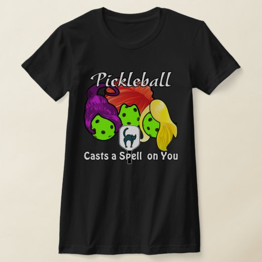 Pickleball Sister Witches Halloween T-shirt (Laagn)